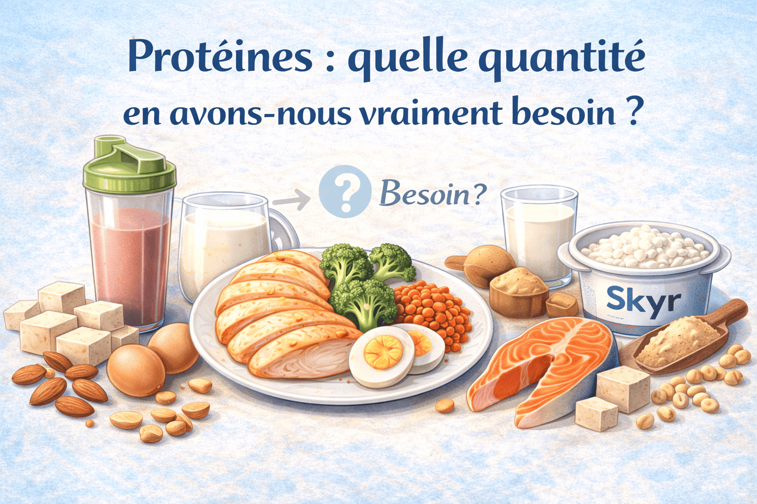 combien avons nous besoin de protéines par jour ?